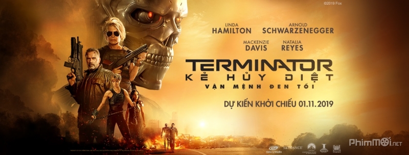 Xem Phim Kẻ Hủy Diệt: Vận Mệnh Đen Tối, Terminator: Dark Fate 2019